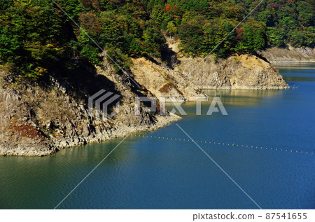 日光市河路水壩壩湖水面 日光市河路水壩壩湖水面 87541655