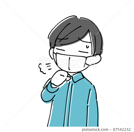 男子咳嗽 87542232