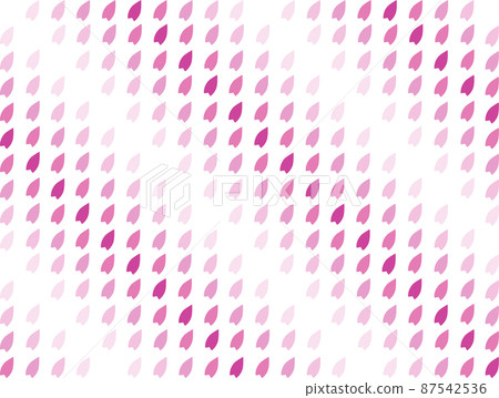 櫻花花瓣圖案背景 5（櫻花暴風雪圖像） 87542536