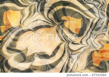 水波橙色黑色抽象背景 87542984