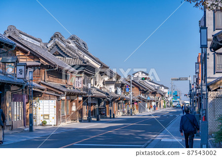 埼玉川越一番街、倉造街景、小江戶 埼玉川越一番街、倉造街景、小江戶 87543002