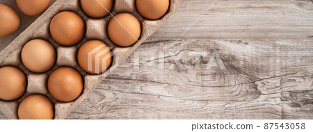 egg egg brown brown wood wooden egg in carton egg raw たまご 87543058