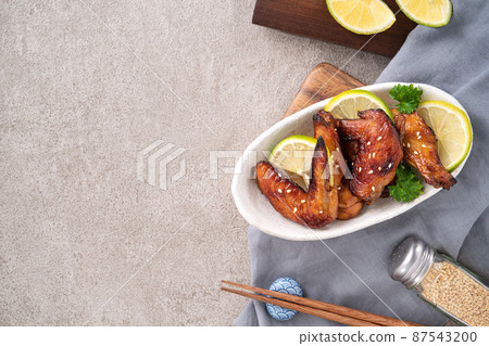 Chicken Wings Grilled Chicken Teriyaki Yakiniku Teriyaki chicken wing Teriyaki chicken wing Teriyaki 87543200