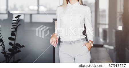 successful business woman 87543737