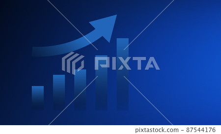 Bar chart and candlesticks show stock market price and business financial effectiveness planning Bar chart and candlesticks show stock market price and business financial effectiveness planning 87544176