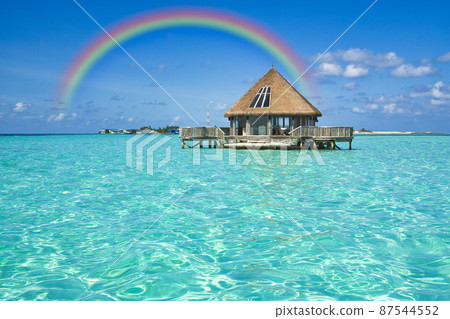 美麗的馬爾代夫海,印度洋的天堂 美麗的馬爾代夫海,印度洋的天堂 87544552