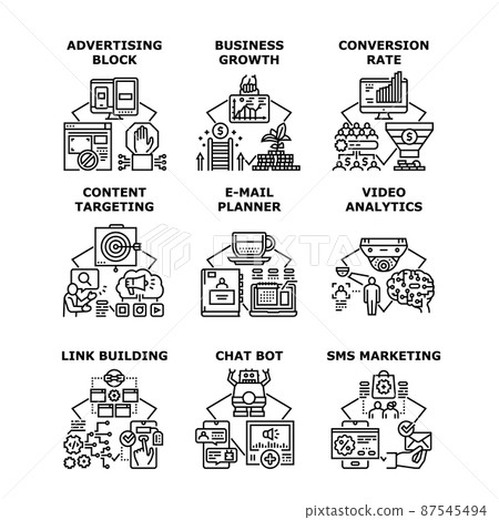 Marketing business concept icon vector illustration Marketing business concept icon vector illustration 87545494