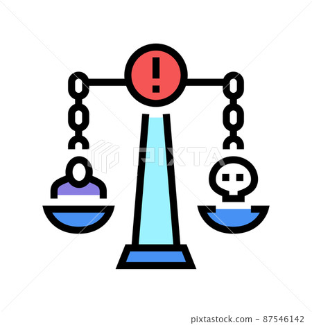 crimes against morality color icon vector illustration 87546142