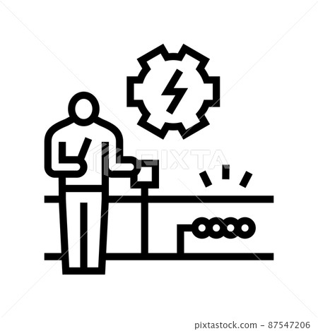 switches and sockets installation line icon vector illustration switches and sockets installation line icon vector illustration 87547206
