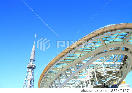 名古屋市,名古屋電視塔和綠洲的風景21 名古屋市,名古屋電視塔和綠洲的風景21 87547357