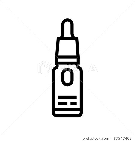 skin booster line icon vector illustration 87547405