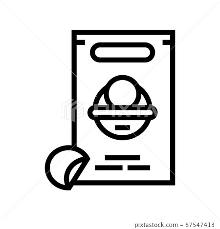 pimple patches line icon vector illustration 87547413