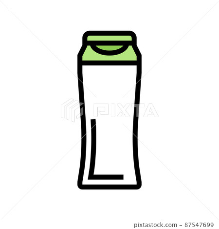 shampoo plastic color icon vector illustration 87547699