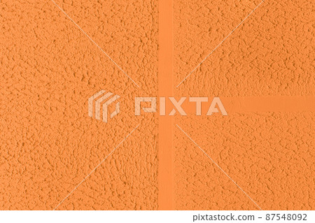 Orange Plaster Wall Texture Design Rough Pattern Abstract Stucco Background 87548092