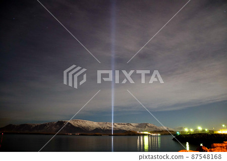 冰島斯堪的納維亞島國和平塔 87548168