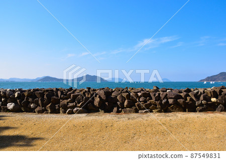 Genkoborui Ikinomatsubara海岸從陸地一側 87549831