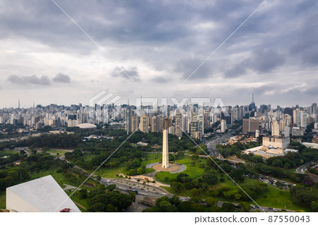 Aerial View of Sao Paulo city, Brazil Aerial View of Sao Paulo city, Brazil 87550043