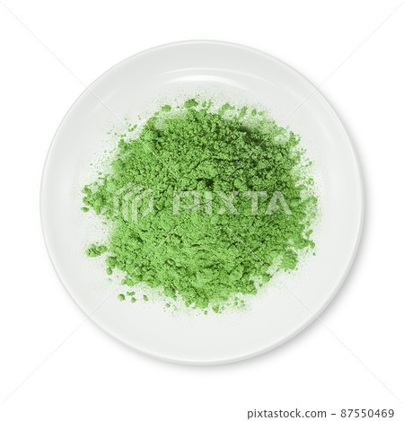 Matcha powder illustration real - Stock Illustration [87550469] - PIXTA