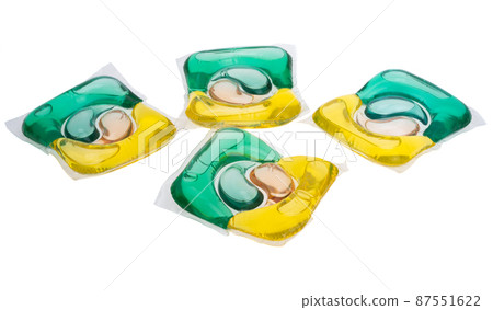 washing capsules isolated 87551622