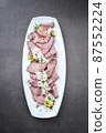 l lunch cold cut meat with sliced cold cuts roast beef and remoulade 87552224