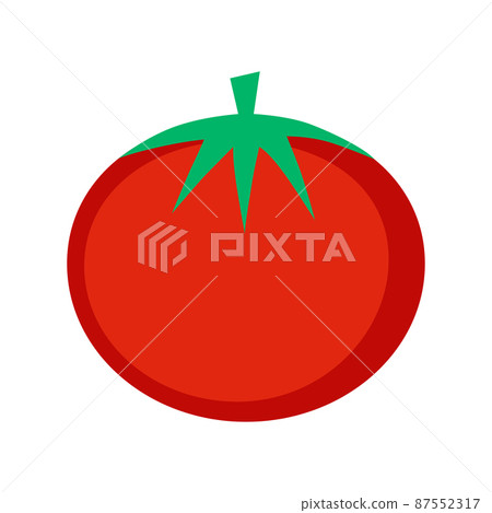 Fresh  tomato isolated on white background. 87552317