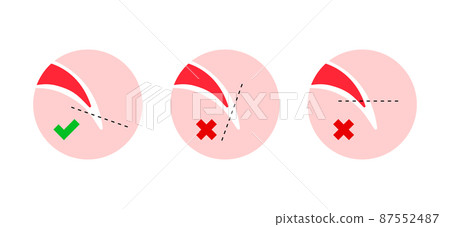 Dog nail trimming colorful illustrations 87552487