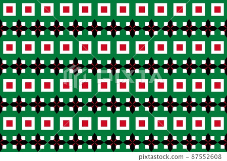 Geometric pattern in the colors of the national flag of Kuwait. The colors of Kuwait. Geometric pattern in the colors of the national flag of Kuwait. The colors of Kuwait. 87552608