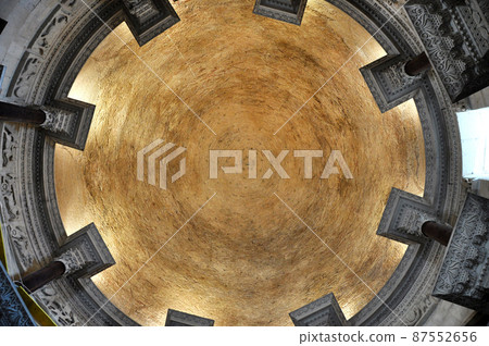 The ceiling of the Saint Domnius cathedral in Split, Croatia 87552656
