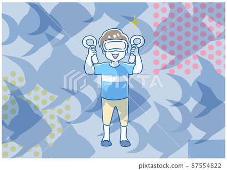 People who experience VR with a head-mounted display People who experience VR with a head-mounted display 87554822