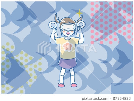 使用頭戴式顯示器體驗 VR 的人 使用頭戴式顯示器體驗 VR 的人 87554823