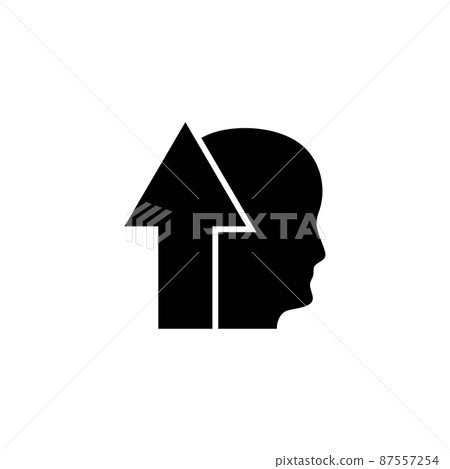 Growth Mindset, Potential Development, Leadership Education. Flat Vector Icon illustration. Simple black symbol on white background. Growth Mindset sign design template for web and mobile UI element. Growth Mindset, Potential Development, Leadership Education. Flat Vector Icon illustration. Simple black symbol on white background. Growth Mindset sign design template for web and mobile UI element. 87557254