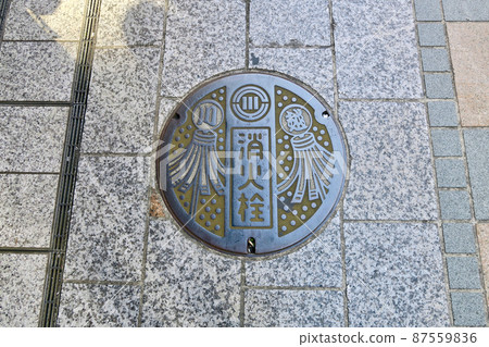 Fire hydrant manhole (Kawagoe City, Saitama Prefecture) 87559836