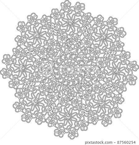 Flower decoration pattern Flower decoration pattern 87560254
