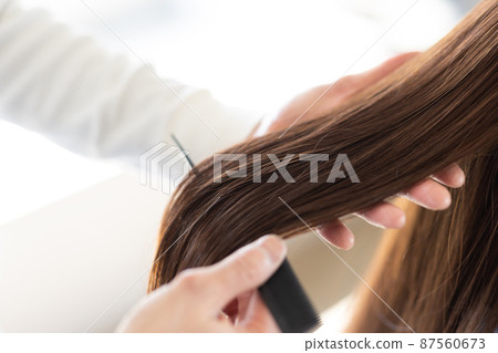 Smooth hair 87560673