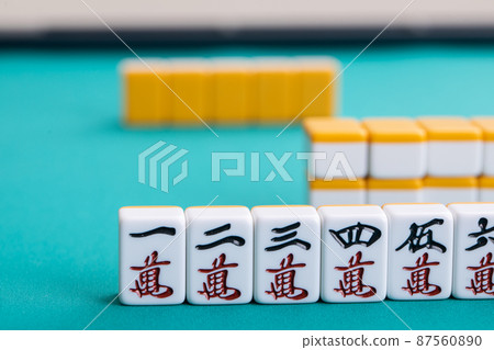 Mahjong tiles Mahjong tiles 87560890