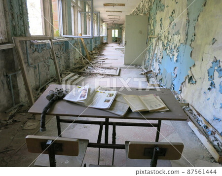 Chernobyl nuclear accident, school wreckage (1) Chernobyl nuclear accident, school wreckage (1) 87561444