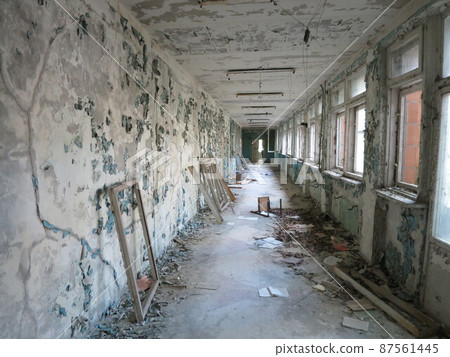 Chernobyl nuclear accident, school wreckage (2) Chernobyl nuclear accident, school wreckage (2) 87561445