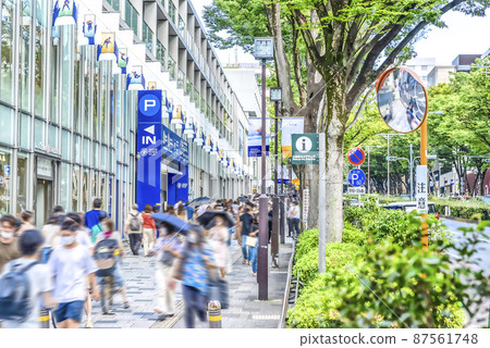 Tokyo Shibuya cityscape Omotesando 87561748