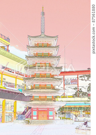 Estimated restoration model Sagami Kokubunji Nanae no Tori Ebina 5 87561880