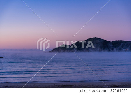 (Shizuoka Prefecture) Minamiizu / Yumigahama Dawn (Shizuoka Prefecture) Minamiizu / Yumigahama Dawn 87561991