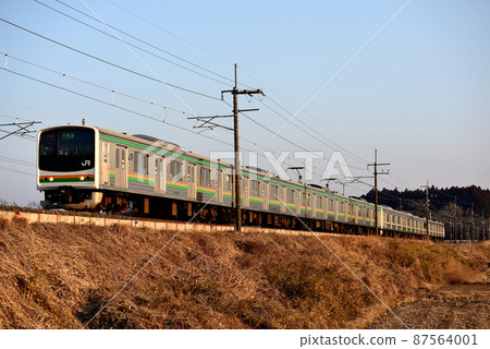 宇都宮線 205 系列 600 系列 8 車 宇都宮線 205 系列 600 系列 8 車 87564001