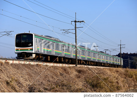 宇都宮線 205 系列 600 系列 4 車 宇都宮線 205 系列 600 系列 4 車 87564002