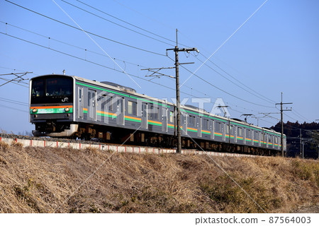 宇都宮線 205 系列 600 系列 4 車 87564003