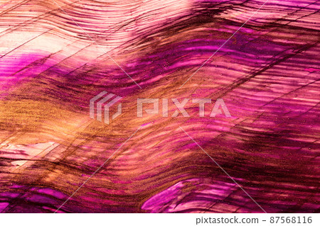 Abstract art background dark purple and golden colors. Watercolor painting on canvas with wine strokes and splash. Abstract art background dark purple and golden colors. Watercolor painting on canvas with wine strokes and splash. 87568116