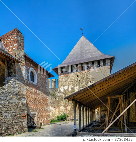 Khotyn fortress in Chernivtsi region of Ukraine 87568432