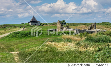 Khotyn fortress in Chernivtsi region of Ukraine 87568444