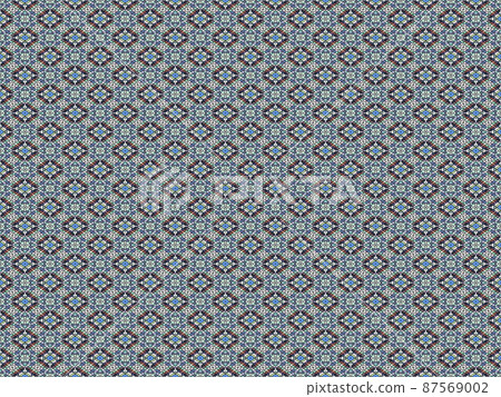 Continuous geometric pattern 87569002