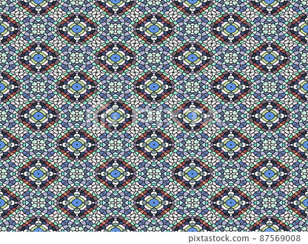 Continuous geometric pattern 87569008