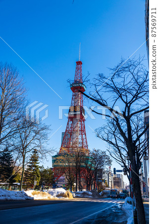 Sapporo TV Tower Urban Landscape Olympic Marathon Sapporo TV Tower Urban Landscape Olympic Marathon 87569711