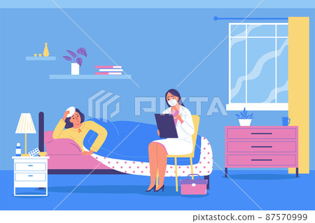 Virus Influenza Flat Composition Virus Influenza Flat Composition 87570999